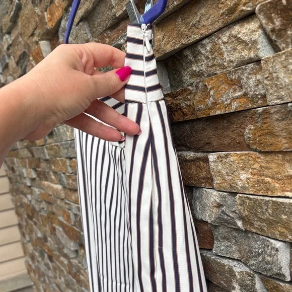 Commense Monochrome Striped Wide Leg Pants - Picture 2 of 4